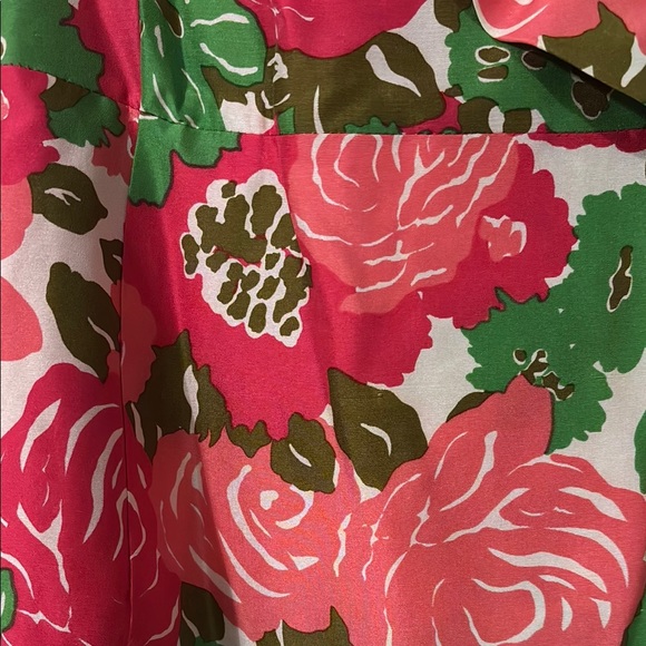 Vineyard Vines Pink and Green Floral Sleeveless Sundress-NWOT - Picture 3 of 6